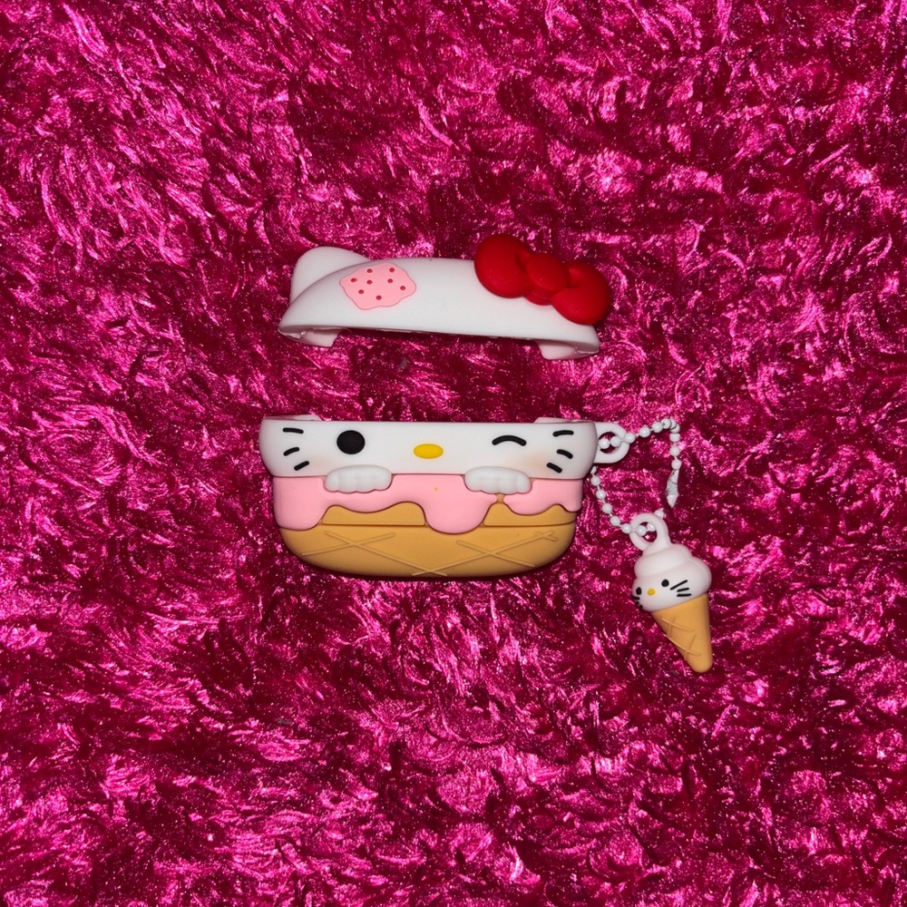 Hello Kitty ice cream cone Air Pods 2 case 💎